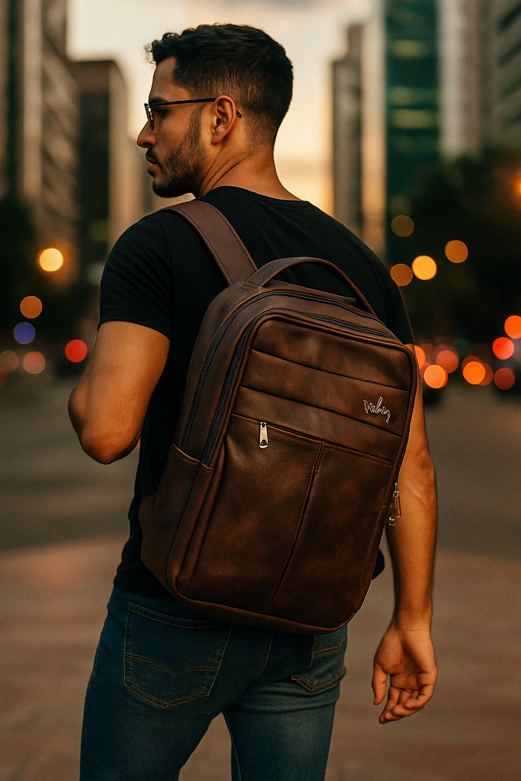 🔥 ¡Liquidación de inventario! - MORRAL CUERO PREMIUM VÉLEZ
