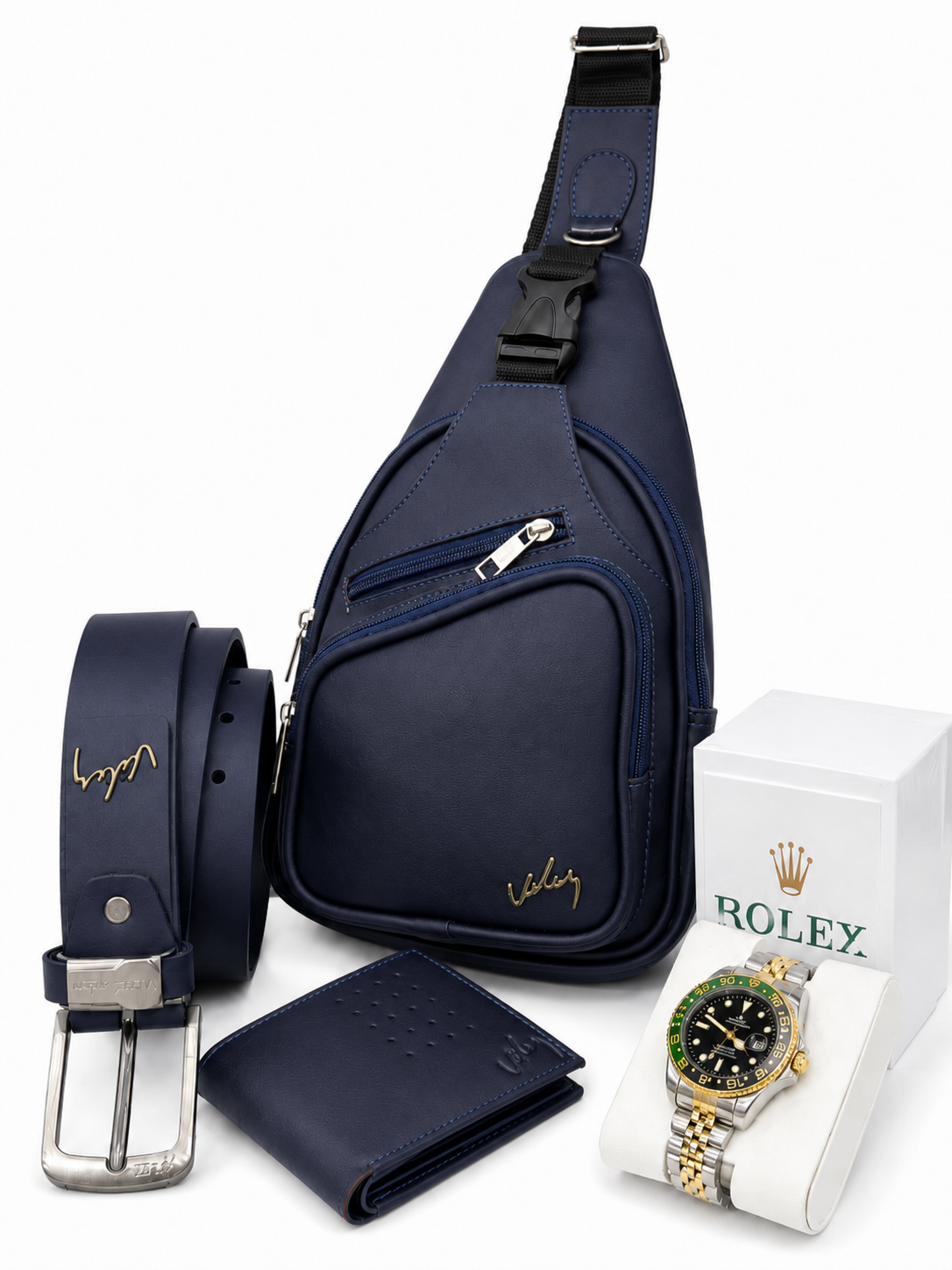 🔥Durabilidad 10 años - KIT LUXURY VÉLEZ CUERO PREMIUM + Regalo RELOJ