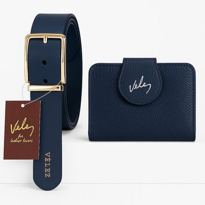 🔥 ¡Liquidación PRÉ-BLACKFRIDAY - DUO CORREA Y BILLETERA CUERO PREMIUM VÉLEZ