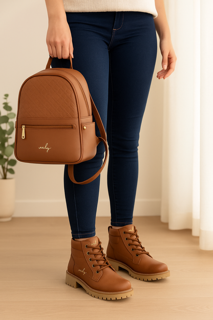 COMBO VÉLEZ - BOLSO + BOTA EXCLUSIVA - Cuero Premium Imperial