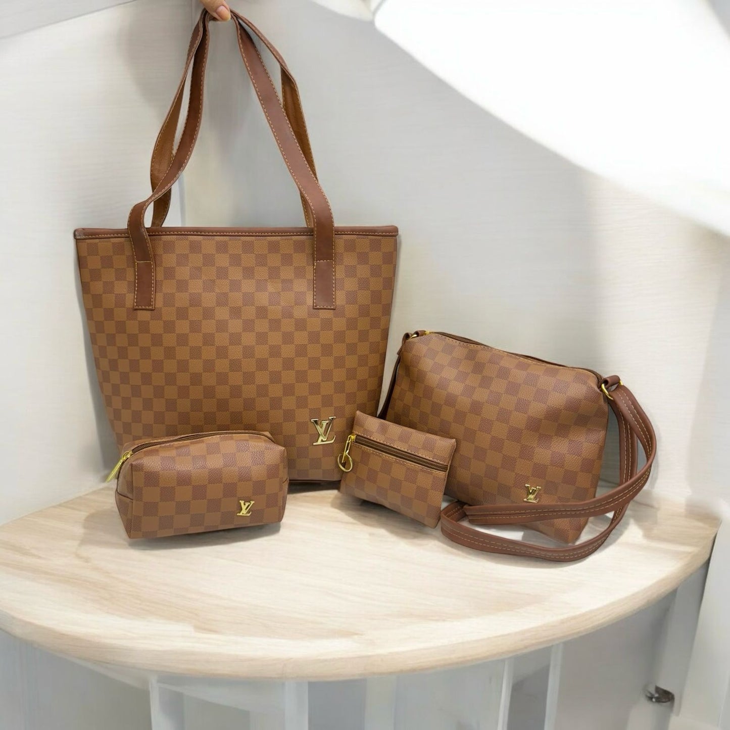 🔥Luxo y Cuero IMPERIAL - BOLSO AURA L&V + Regalo 3 PIEZAS