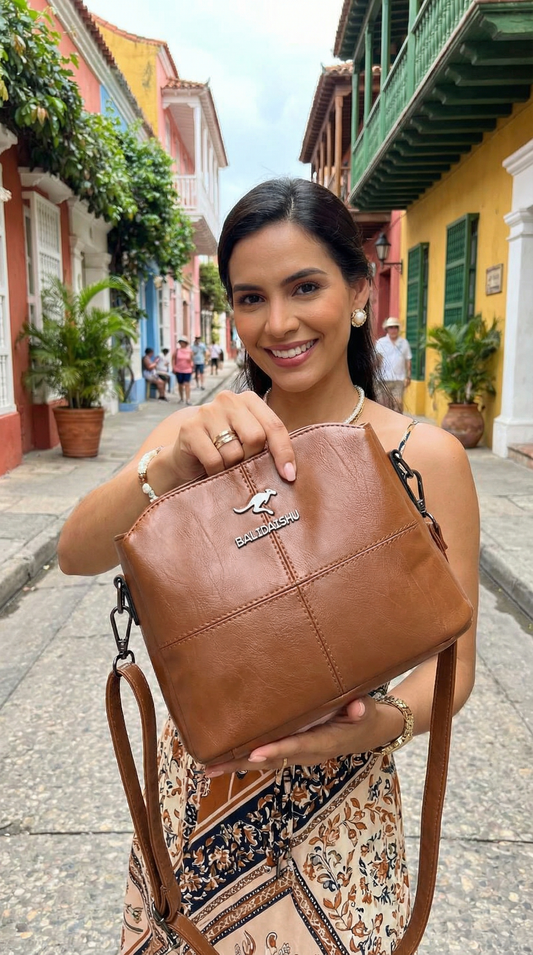 🔥 ¡Liquidación de Stock! - BOLSO AURA - CUERO LEGÍTIMO IMPERIUM™