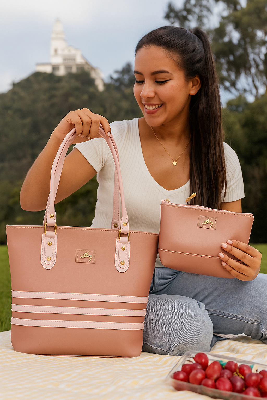 🔥Durabilidad 5 años - BOLSO CUERO PREMIUM VÉLEZ + Regalo COSMETIQUERA