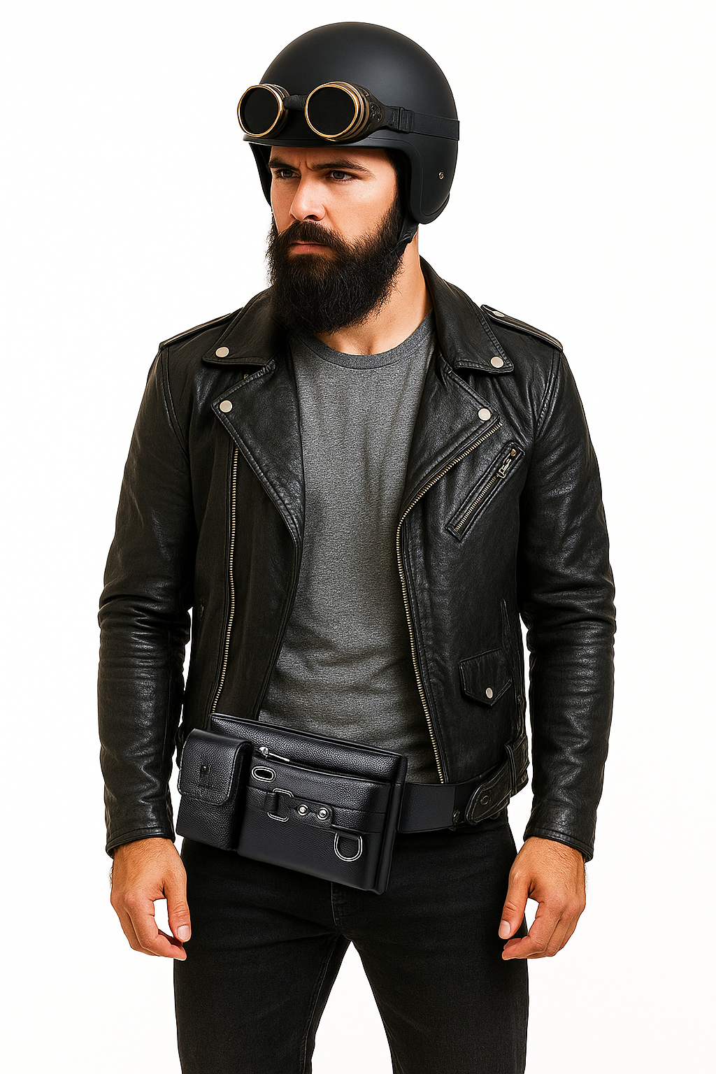 Bolso cruzado - MEN RIÑONERA™  - CUERO Premium Imperial