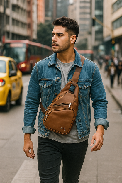 🔥 ¡Liquidación de inventario! - BOLSO CUERO PREMIUM VÉLEZ