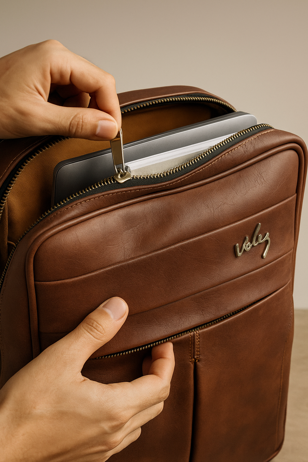 🔥 ¡Liquidación de inventario! - MORRAL CUERO PREMIUM VÉLEZ