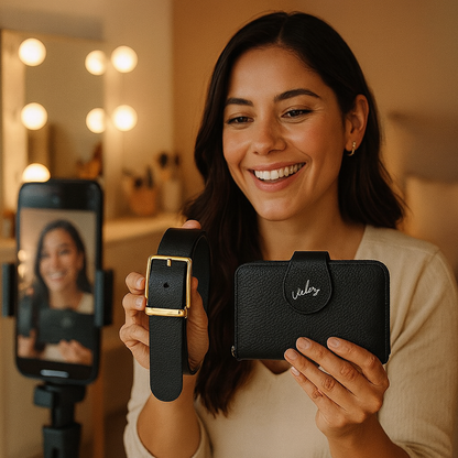 🔥 ¡Liquidación PRÉ-BLACKFRIDAY - DUO CORREA Y BILLETERA CUERO PREMIUM VÉLEZ