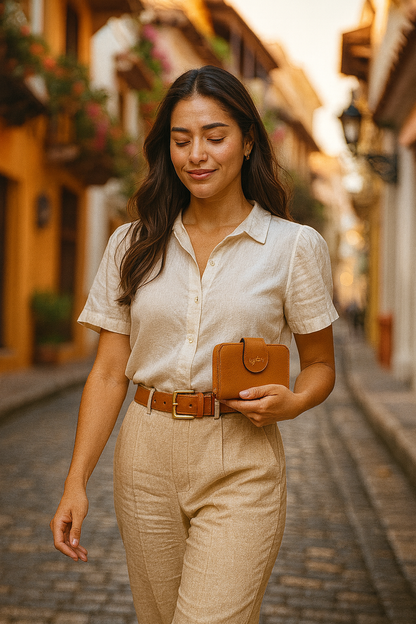 🔥 ¡Liquidación PRÉ-BLACKFRIDAY - DUO CORREA Y BILLETERA CUERO PREMIUM VÉLEZ