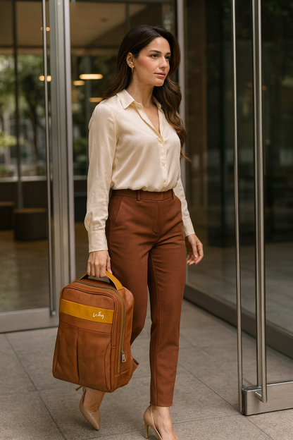 🔥 ¡Liquidación de inventario! - MORRAL CUERO PREMIUM VÉLEZ