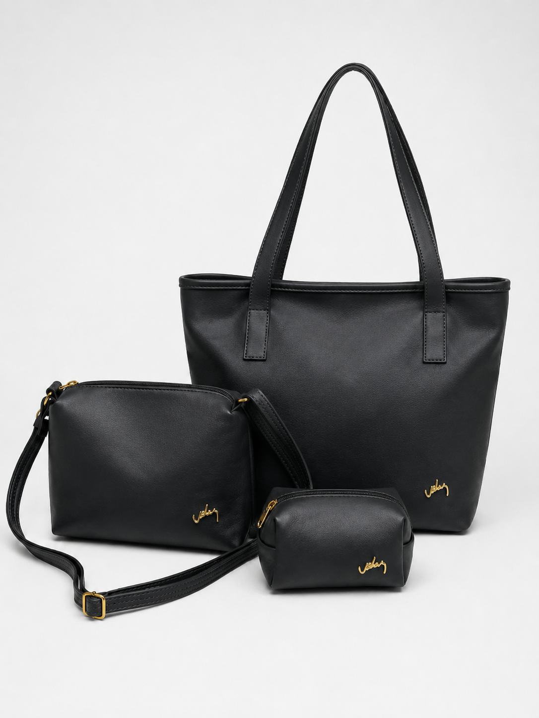 🔥Liquidacion Cuero Premium - BOLSO VLZ + Regalo 2 PIEZAS