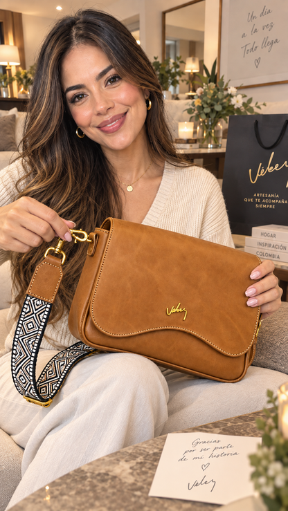 🔥 Edición Limitada 60%off - BOLSO VÉLEZ CAPRI - CUERO PREMIUM