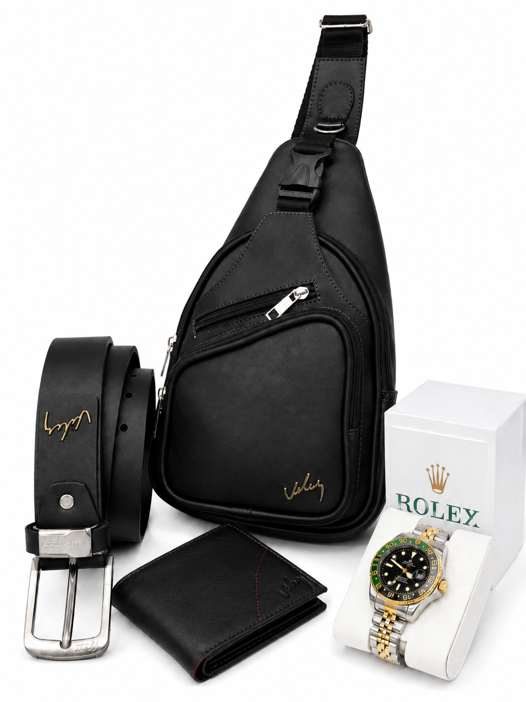 🔥Durabilidad 10 años - KIT LUXURY VÉLEZ CUERO PREMIUM + Regalo RELOJ