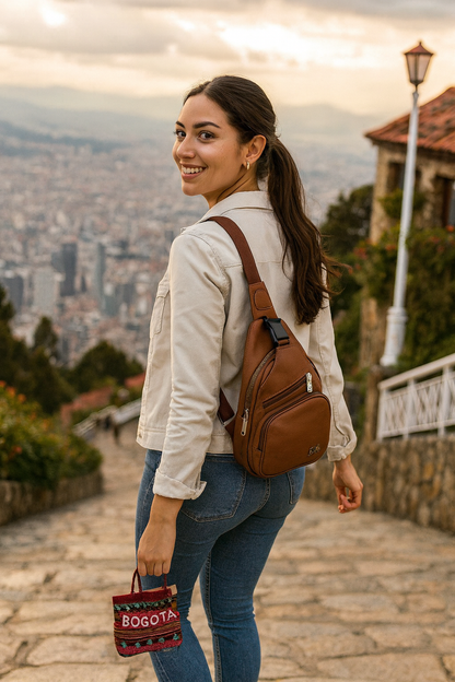 🔥 ¡Liquidación de inventario! - BOLSO CUERO PREMIUM VÉLEZ