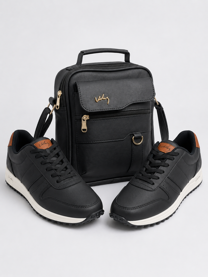 🔥 ¡Liquidación de Stock! - BOLSO VLZ + ZAPATOS - CUERO LEGÍTIMO IMPERIUM™