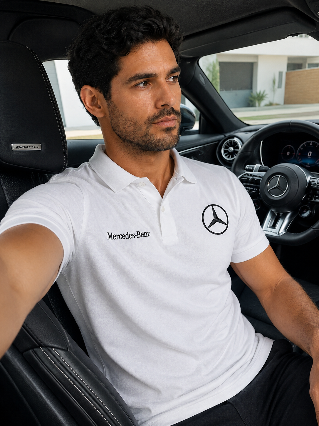 🔥 Edición Limitada – POLO DESPORTIVO MERCEDES AMG – Material Premium