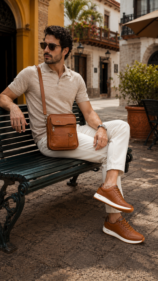 🔥 ¡Liquidación de Stock! - BOLSO VLZ + ZAPATOS - CUERO LEGÍTIMO IMPERIUM™