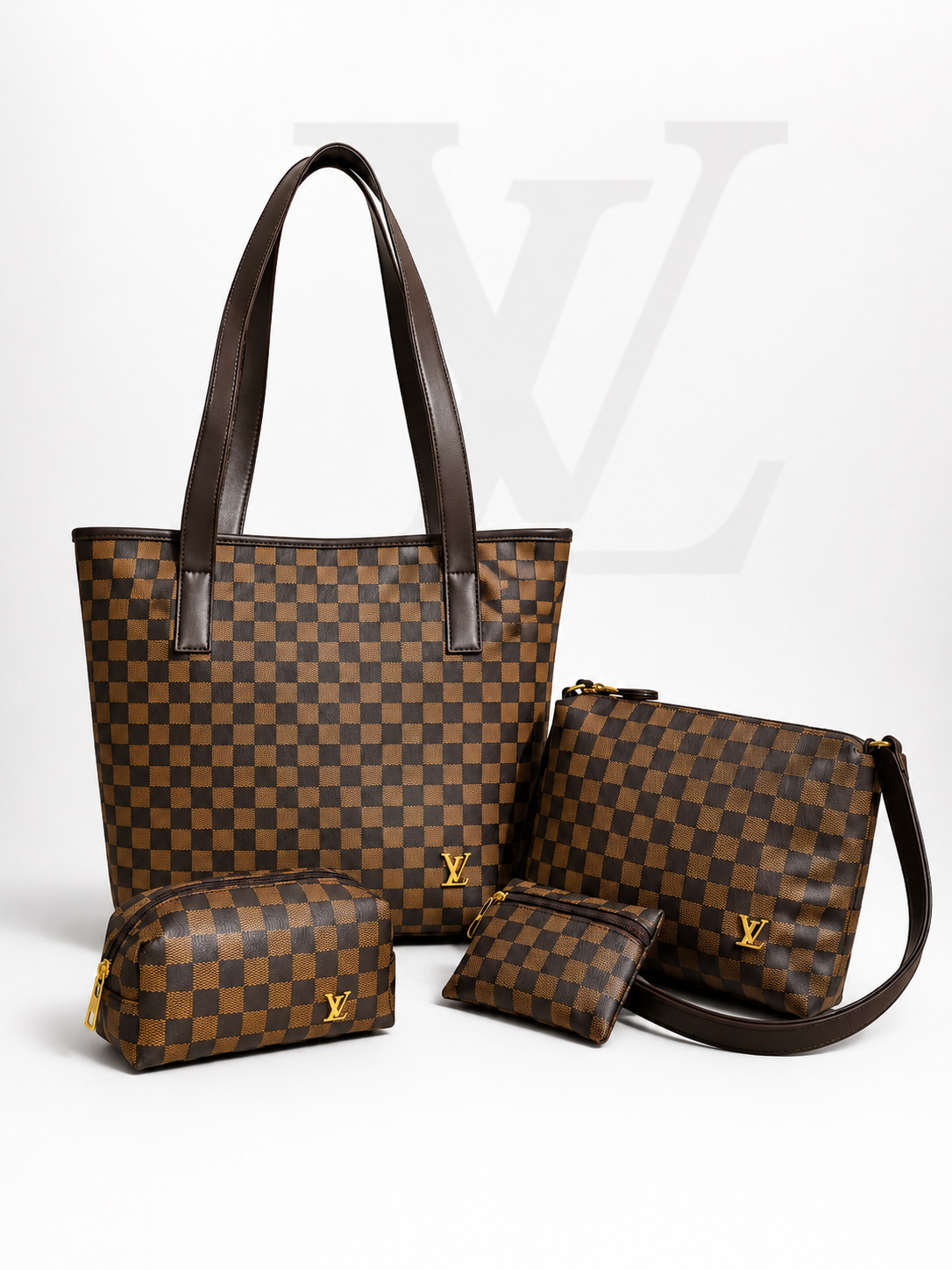 🔥Durabilidad y Luxo - BOLSO CUERO LV + Regalo 3 PIEZAS