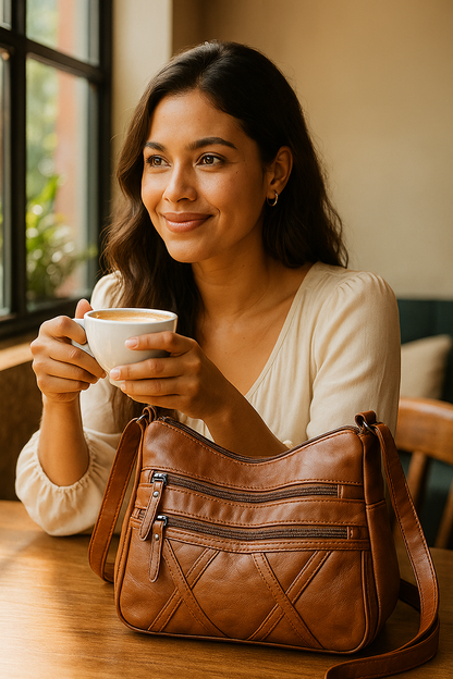 🔥 ¡Liquidacion Black Friday! - BOLSO ALMA - CUERO LEGÍTIMO IMPERIUM™