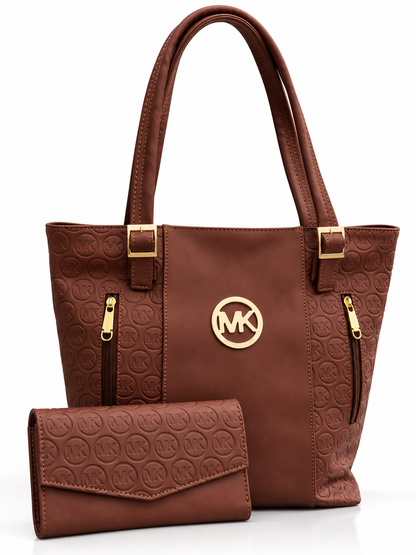 🔥PRÉ-BLACK FRIDAY - MORRAL CUERO PREMIUM MK + Regalo BILLETERA
