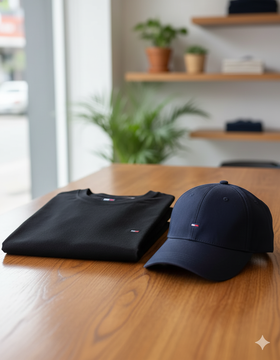 🔥 Liquidacion BLACKFRIDAY - Camiseta TOMMY HILFIGER + GORRA REGALO GRATIS