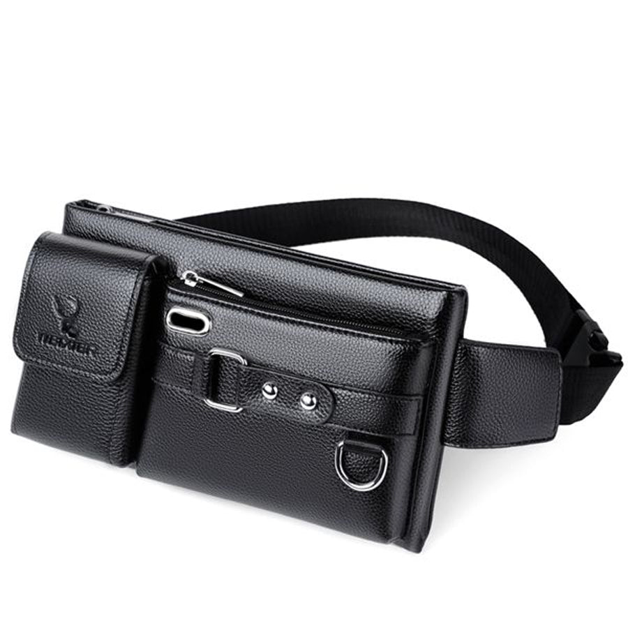 Bolso cruzado - MEN RIÑONERA™  - CUERO Premium Imperial
