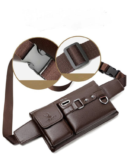Bolso cruzado - MEN RIÑONERA™  - CUERO Premium Imperial