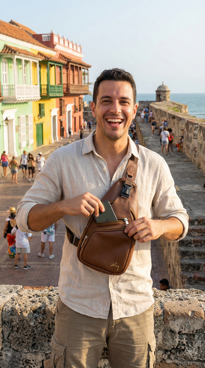 🎄 ¡Oferta Especial de Navidad!🔥 - BOLSO CUERO PREMIUM VÉLEZ