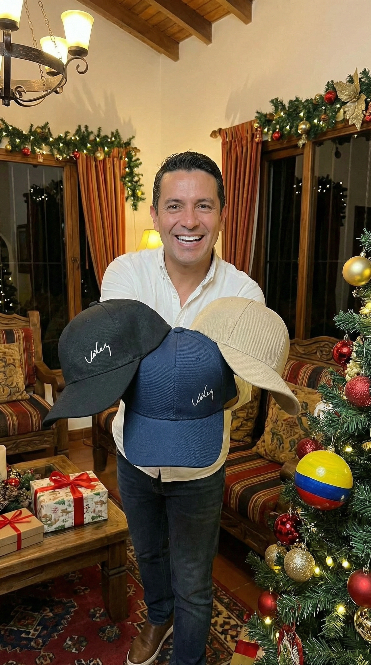 🎄La Más Vendida en Colombia🔥 – GORRAS BORDADO VÉLEZ + ¡Lleva 3 y Paga Solo 2! 🎁